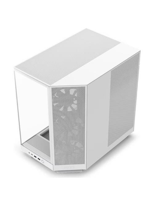 NZXT CC-H61FW-R1 H6 Flow RGB Tempered Glass White USB 3.2 ATX Mid Tower Kasa - Kasalar ürünleri tekmarshop.com'da